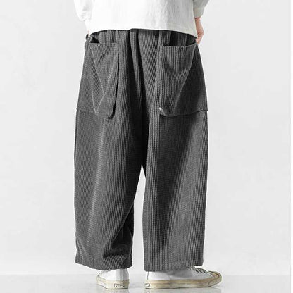 Trendy Japanese Utility Trousers - japanese trousers - Trendy Japanese Cargo Pants with Ample Storage - View 8