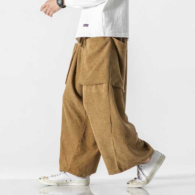 Trendy Japanese Utility Trousers -  stylish trousers for casual wear - Trendy Japanese Cargo Pants with Ample Storage - View 6