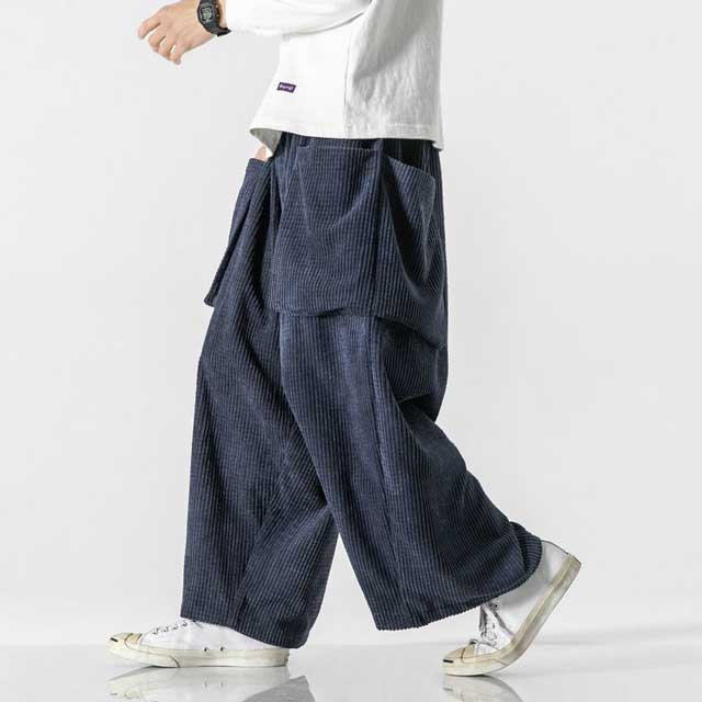 Trendy Japanese Utility Trousers -  utility pants - Trendy Japanese Cargo Pants with Ample Storage - View 7