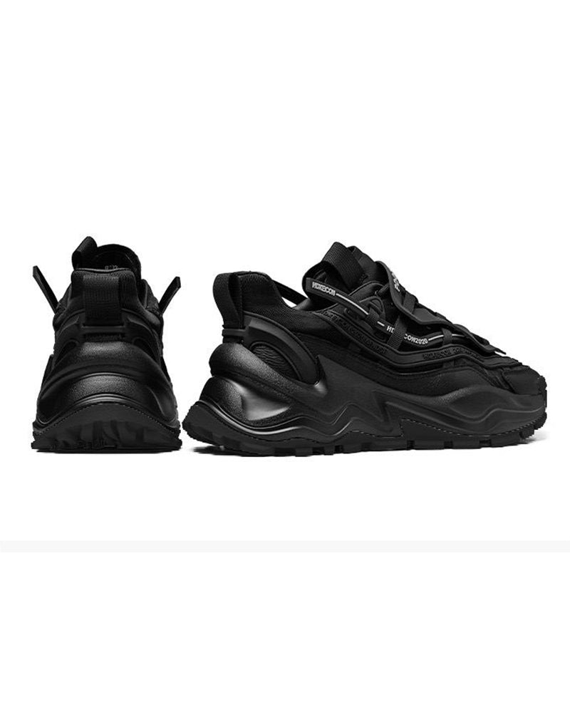Trendy Mesh Platform Kicks -  mesh sneakers - Trendy Mesh Platform Shoes for Modern Techwear Style - View 18