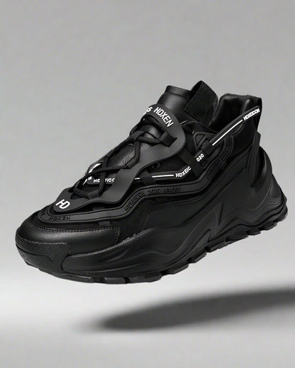 Trendy Mesh Platform Kicks - functional techwear shoes - Trendy Mesh Platform Shoes for Modern Techwear Style - Main view
