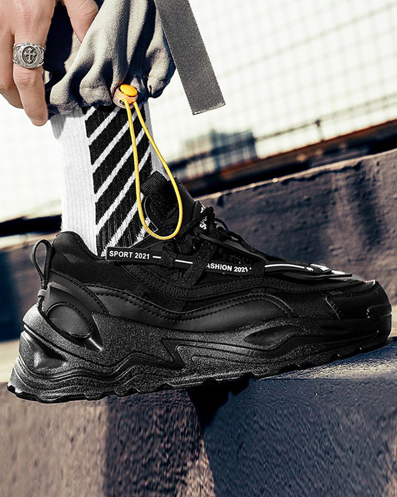 Trendy Mesh Platform Kicks -  stylish comfort shoes - Trendy Mesh Platform Shoes for Modern Techwear Style - View 14