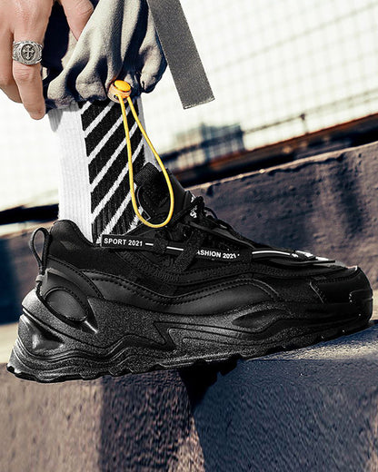 Trendy Mesh Platform Kicks -  stylish comfort shoes - Trendy Mesh Platform Shoes for Modern Techwear Style - View 14