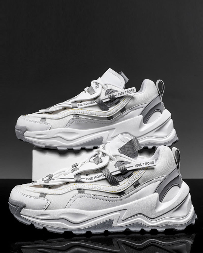 Trendy Mesh Platform Kicks -  platform kicks - Trendy Mesh Platform Shoes for Modern Techwear Style - View 6