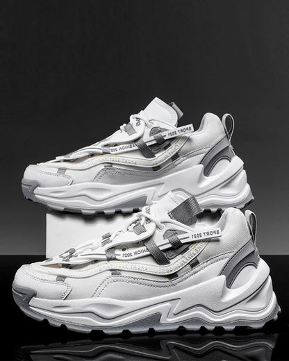 Trendy Mesh Platform Kicks -  platform kicks - Trendy Mesh Platform Shoes for Modern Techwear Style - View 6