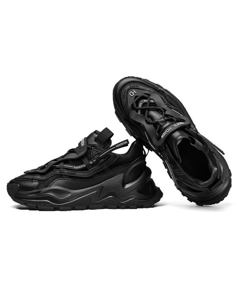 Trendy Mesh Platform Kicks -  breathable mesh sneakers - Trendy Mesh Platform Shoes for Modern Techwear Style - View 17