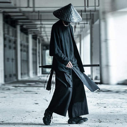Trendy Oversized Ninja Trousers -  black trousers - Trendy Oversized Ninja Trousers for Style and Comfort - View 4