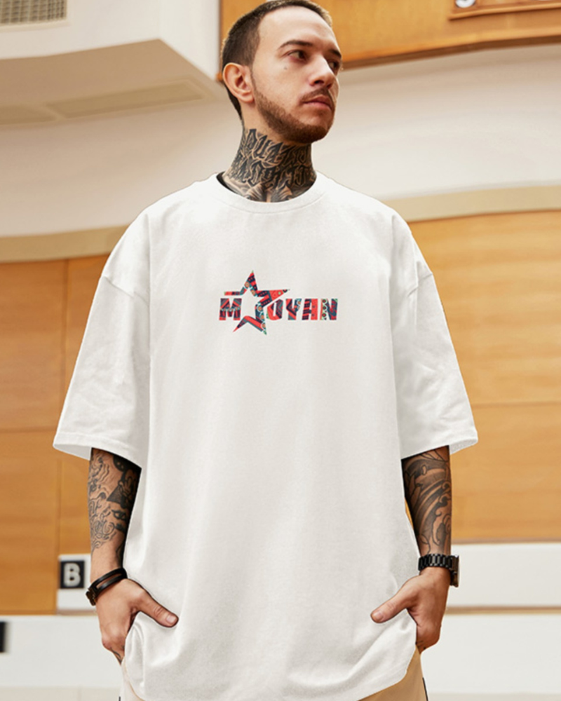 Trendy Paisley Oversized Tee -  graphic t-shirt - Trendy Oversized Paisley T-Shirt for Effortless Style - View 5