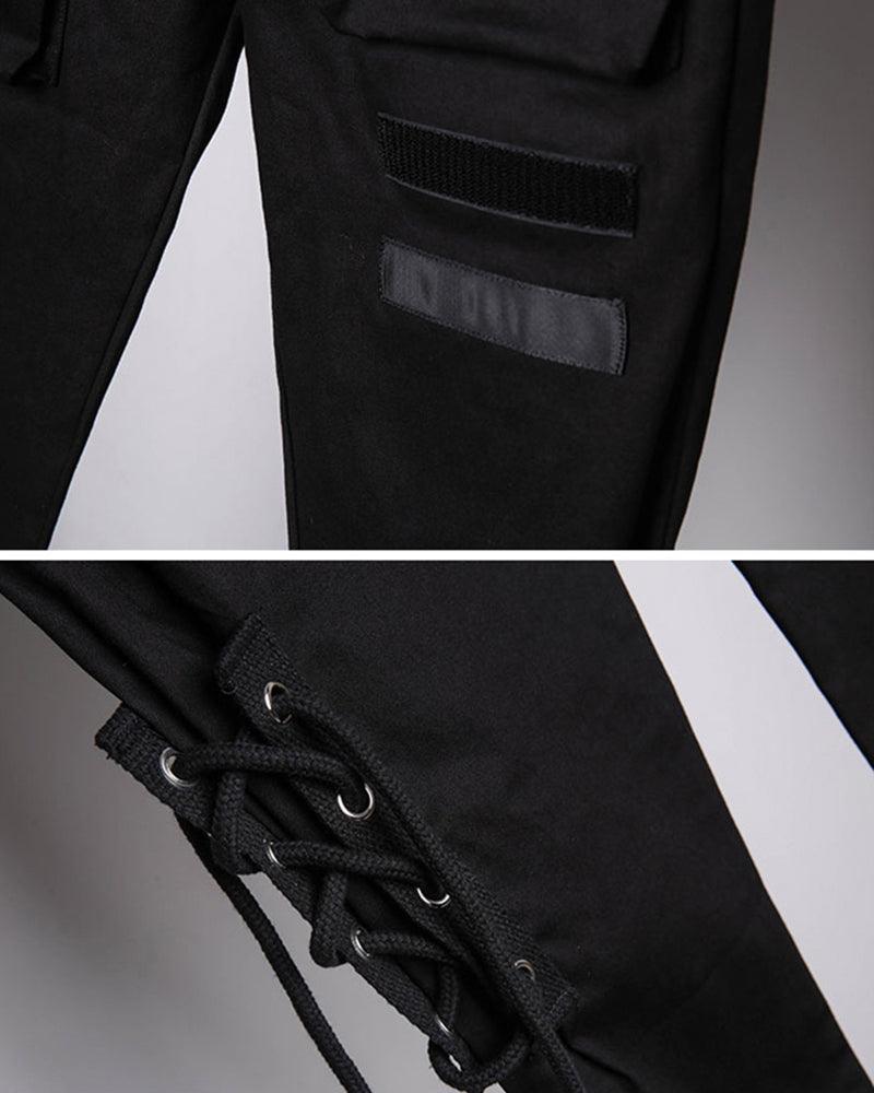 Trendy Slim Fit Cargo Pants - cargo pants - Trendy Slim Fit Cargo Pants in Classic Black - View 10
