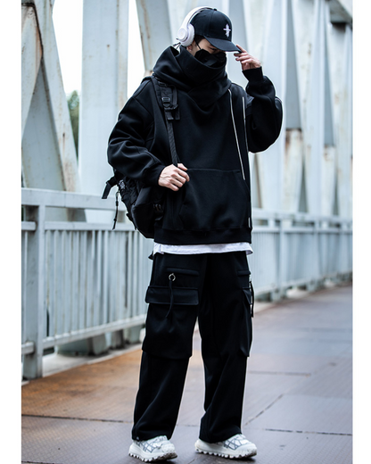 Trendy Turtleneck Hoodie for All -  comfortable hoodie - Trendy Turtleneck Hoodie for Everyday Style - View 10