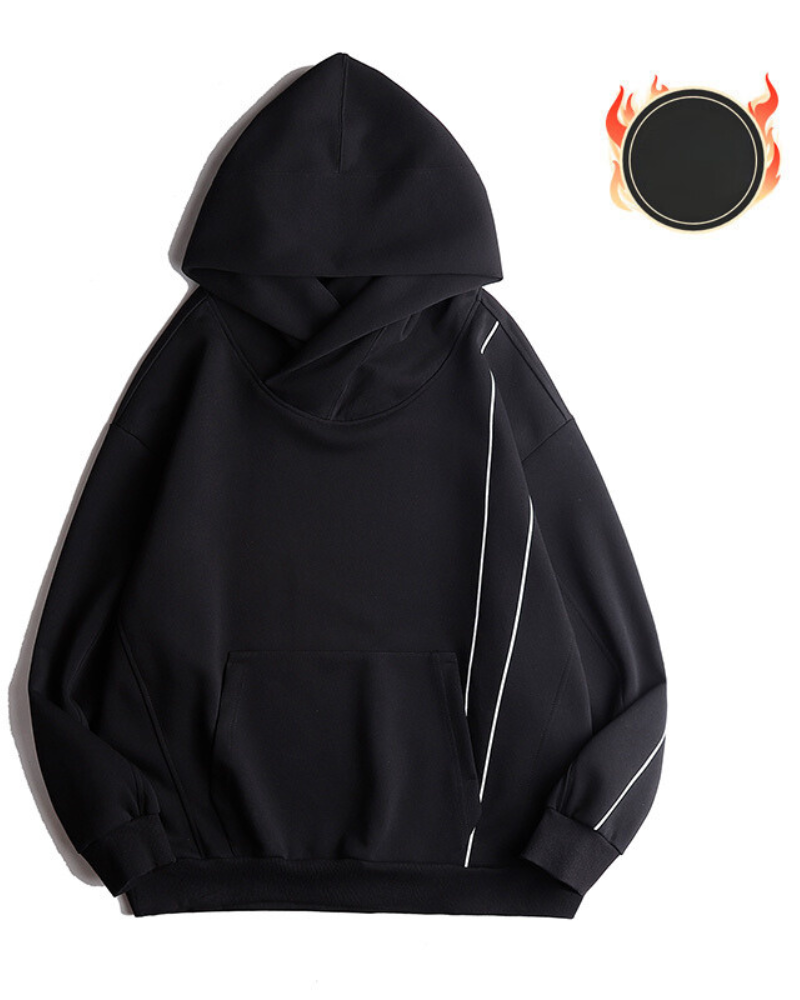 Trendy Turtleneck Hoodie for All - hoodie - Trendy Turtleneck Hoodie for Everyday Style - View 15