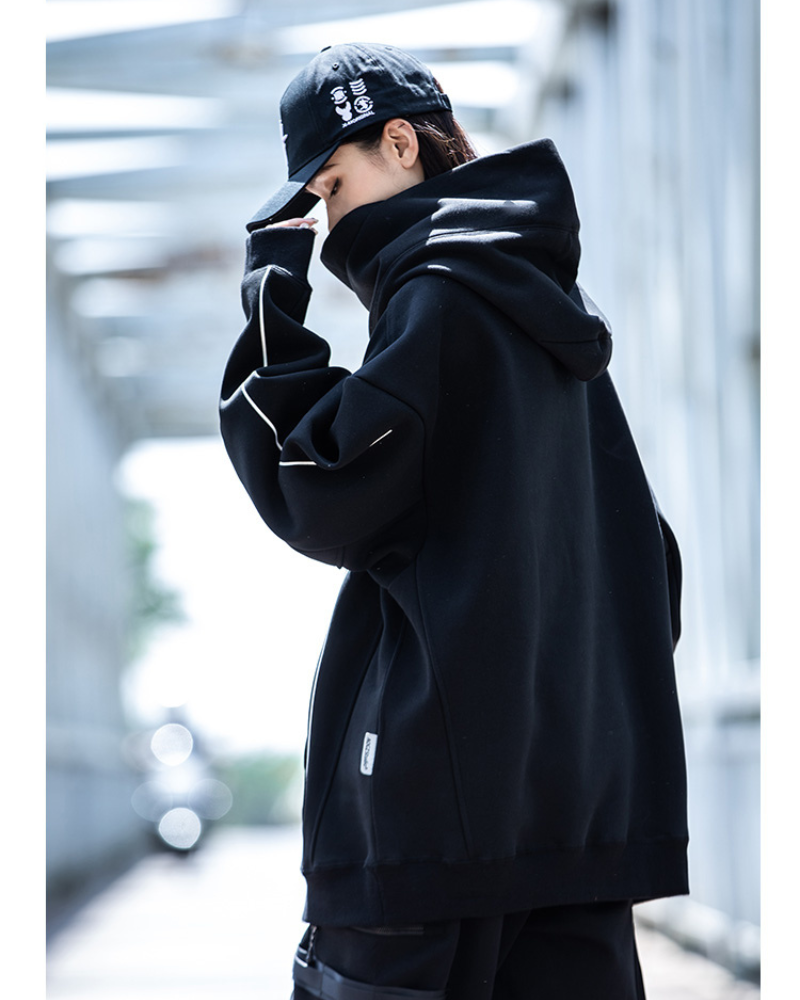 Trendy Turtleneck Hoodie for All -  turtleneck - Trendy Turtleneck Hoodie for Everyday Style - View 7