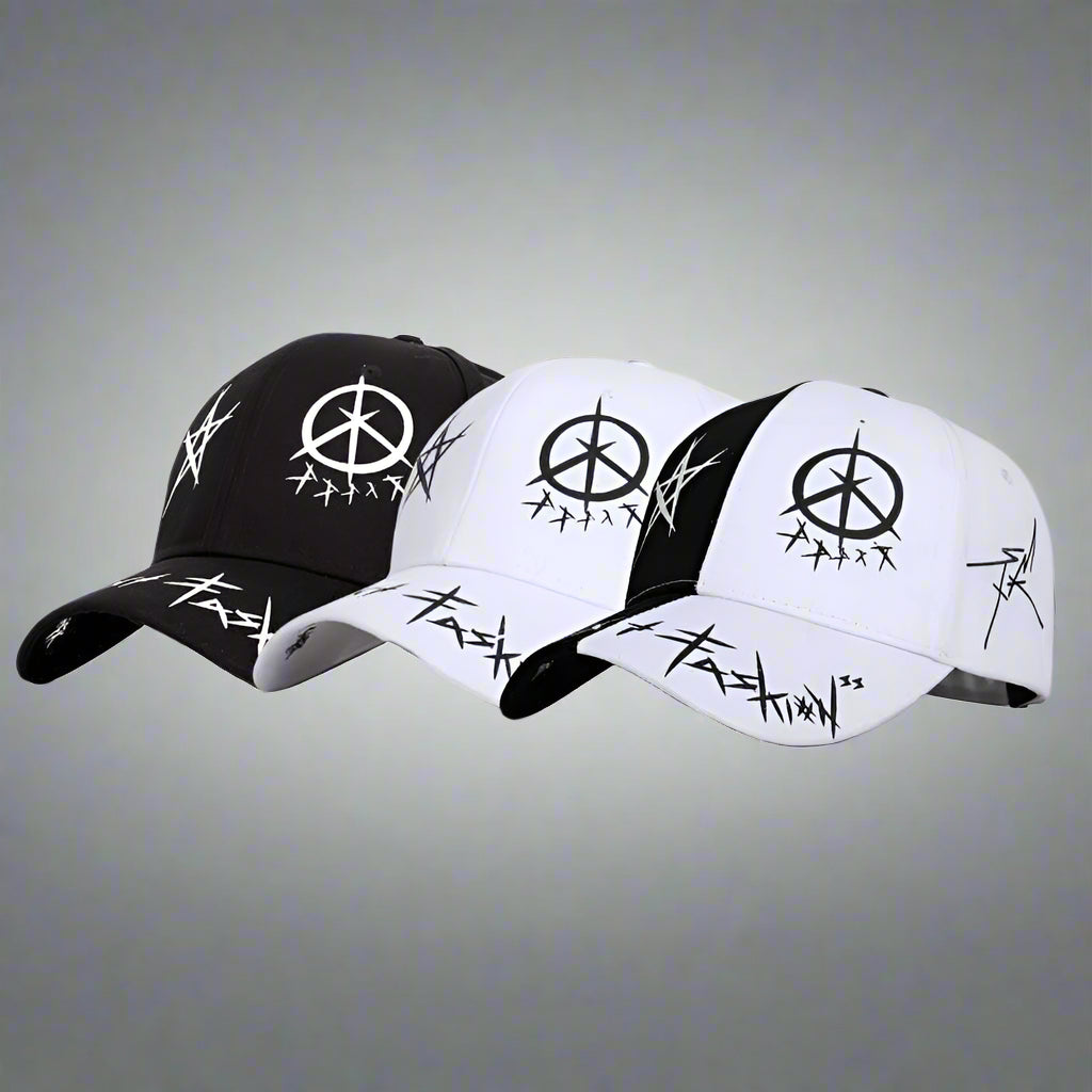 Trendy Two-Tone Cap -  bunny motif - Trendy Two-Tone Cap with Unique Bunny Design - View 4
