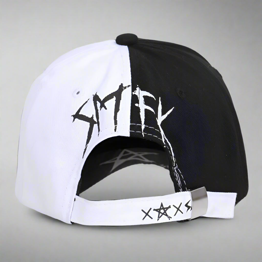 Trendy Two-Tone Cap -  comfortable fabric cap - Trendy Two-Tone Cap with Unique Bunny Design - View 5