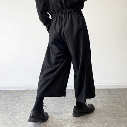 Trendy Wide-Leg Hakama Trousers -  casual and formal trousers - Trendy Wide-Leg Hakama Trousers for Modern Style - View 3