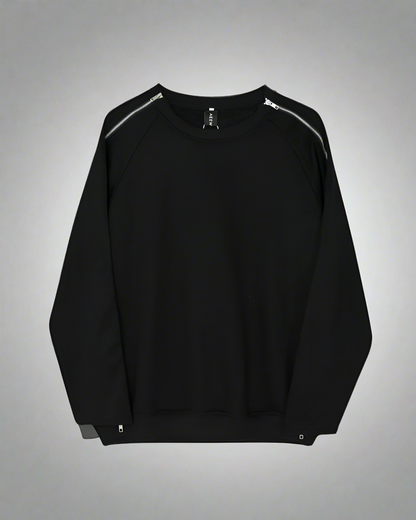 Trendy Zip-Up Street  Sweatshirt -  relaxed fit - Trendy Zip-Up Street Sweatshirt for Casual Style - View 8