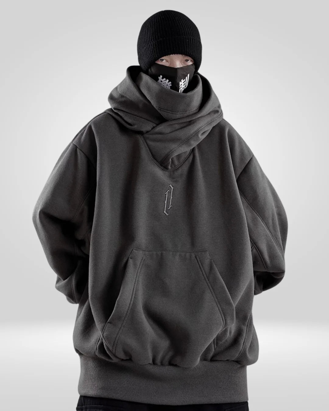 Turtleneck Hoodie - turtleneck - Cozy Turtleneck Hoodie for All Seasons - View 2