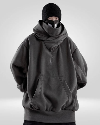 Turtleneck Hoodie - turtleneck - Cozy Turtleneck Hoodie for All Seasons - View 2