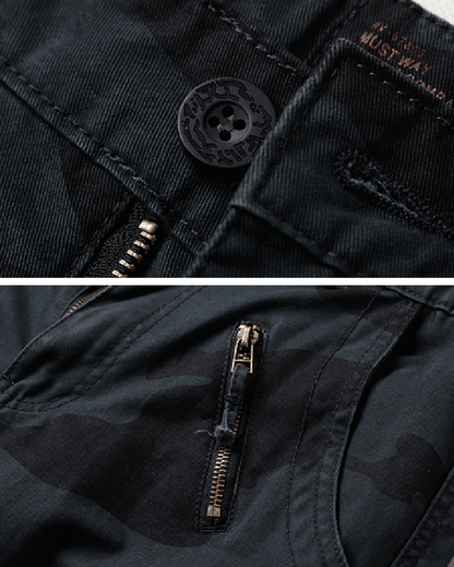 Ultimate Black Camo Cargo Pants -  futuristic - Stylish Black Camo Cargo Pants for Everyday Wear - View 5