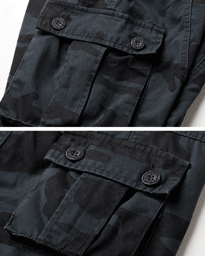 Ultimate Black Camo Cargo Pants -  techwear pants - Stylish Black Camo Cargo Pants for Everyday Wear - View 7