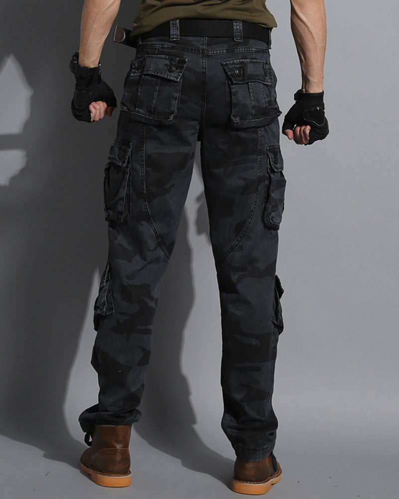 Ultimate Black Camo Cargo Pants -  durable cargo pants - Stylish Black Camo Cargo Pants for Everyday Wear - View 4