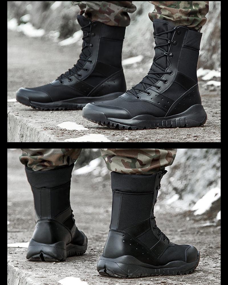 Ultimate High-Top Tactical Boots -  durable outdoor boots - High-Top Tactical Boots for Urban Style and Comfort - View 4