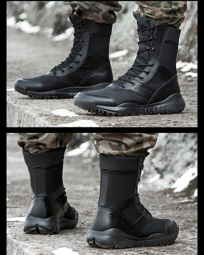 Ultimate High-Top Tactical Boots -  durable outdoor boots - High-Top Tactical Boots for Urban Style and Comfort - View 4