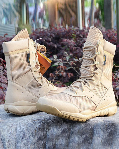 Ultimate High-Top Tactical Boots - techwear boots - High-Top Tactical Boots for Urban Style and Comfort - View 10