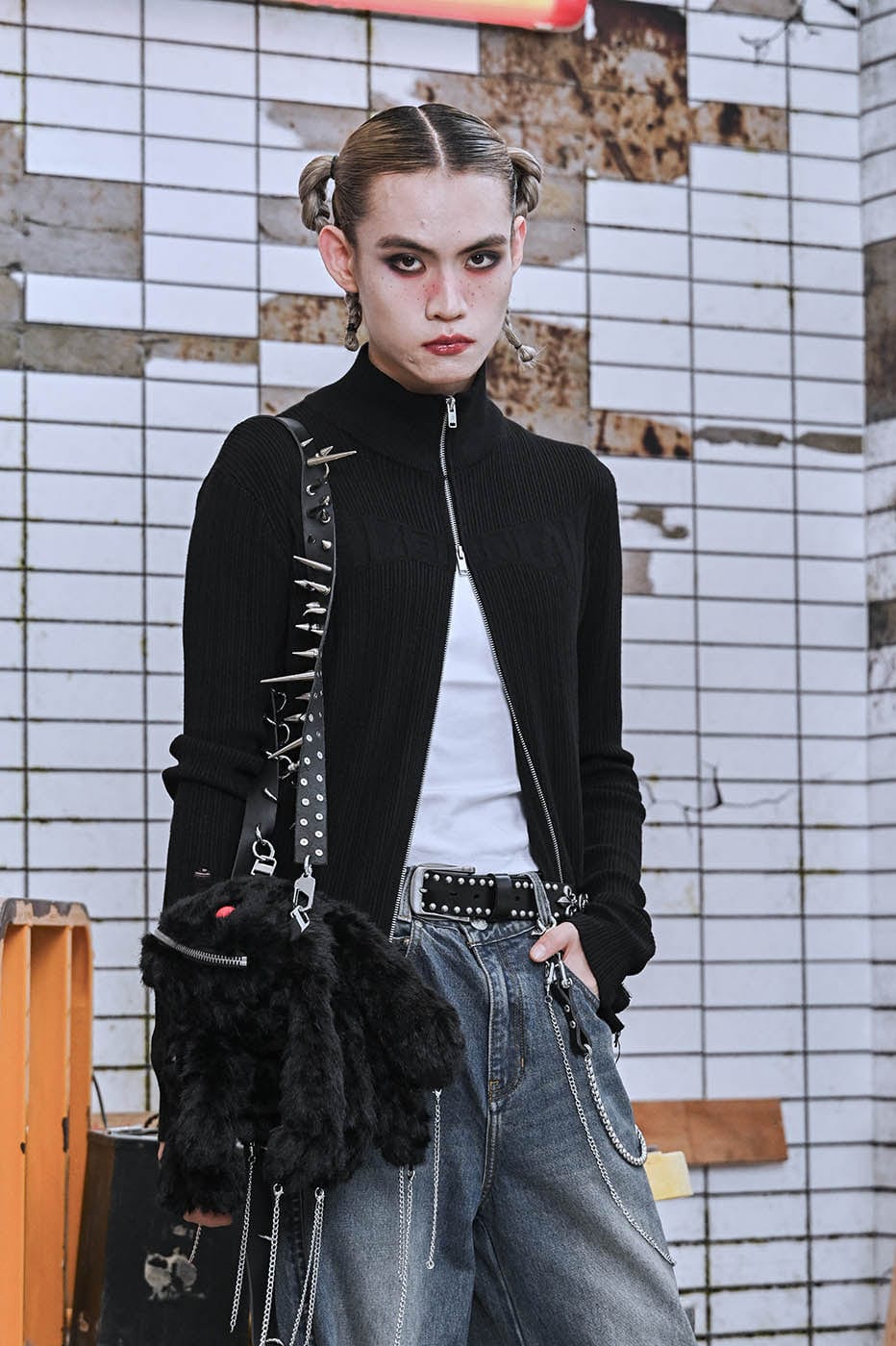 Ultimate Monster Crossbody Bag -  bunny-like bag - Playful Plush Monster Crossbody Bag - View 10