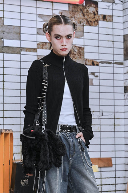 Ultimate Monster Crossbody Bag -  bunny-like bag - Playful Plush Monster Crossbody Bag - View 10
