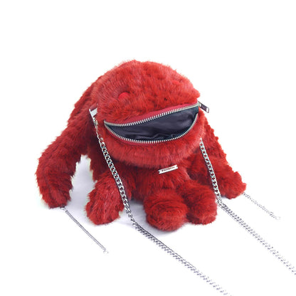 Ultimate Monster Crossbody Bag - soft plush bag - Playful Plush Monster Crossbody Bag - View 9