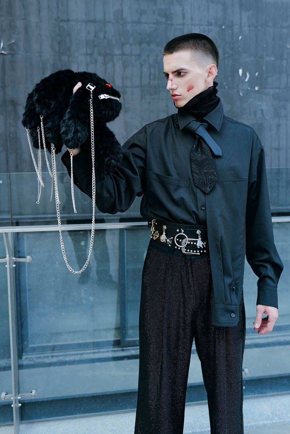 Ultimate Monster Crossbody Bag -  streetwear - Playful Plush Monster Crossbody Bag - View 5