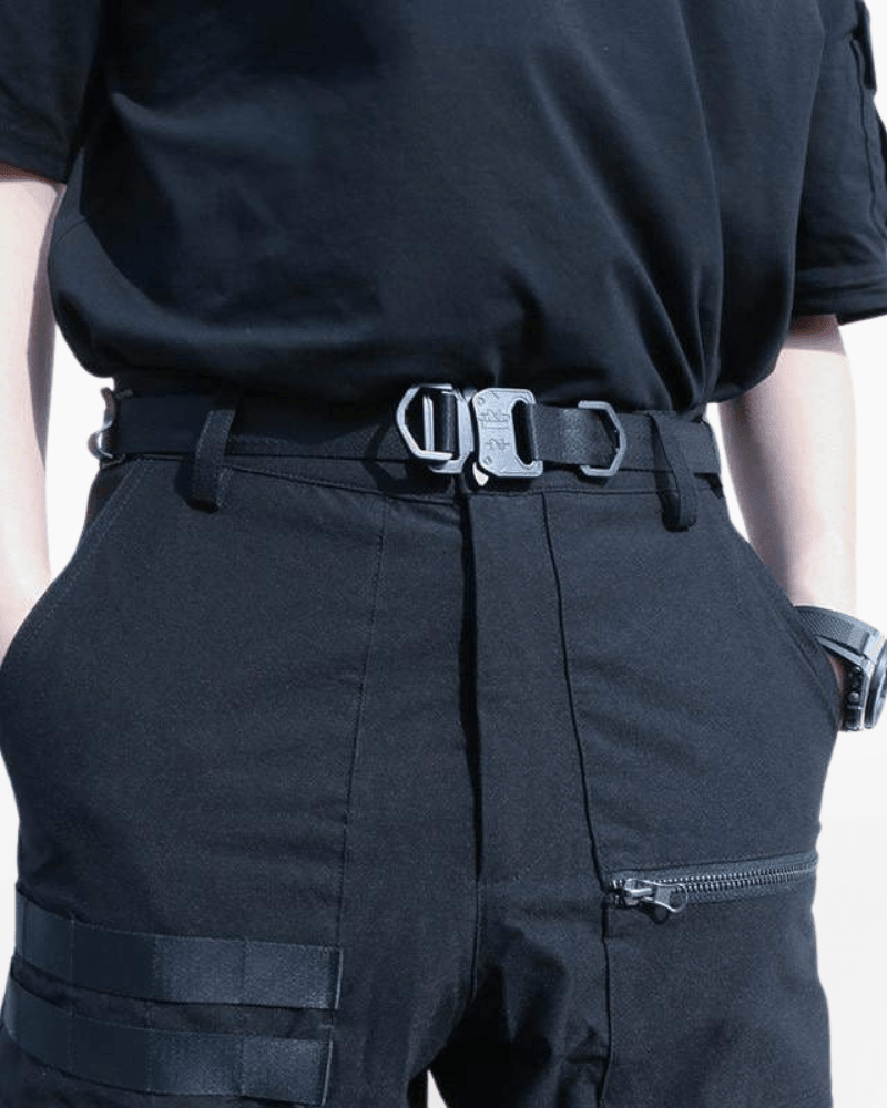 Ultimate Tactical Techwear Belt - tactical belt - Comfortable Tactical Techwear Belt with Quickdraw System - View 2