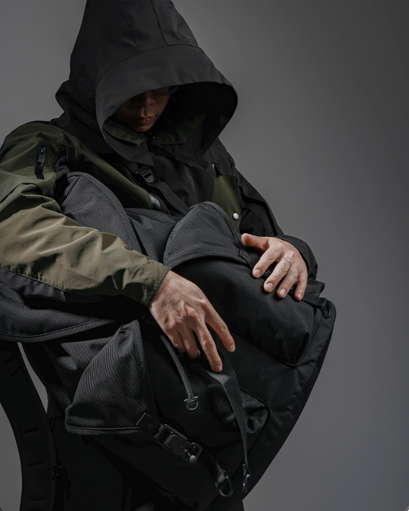 Ultimate Urban Adventure Backpack -  durable techwear bag - Urban Adventure Backpack: Waterproof Techwear Design - View 4
