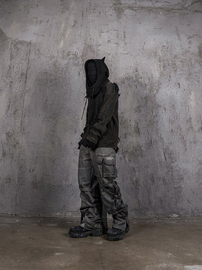 Underwater Demon Balaclava Hood - devil balaclava - Striking Underwater Demon Balaclava Hood with Horns - View 16