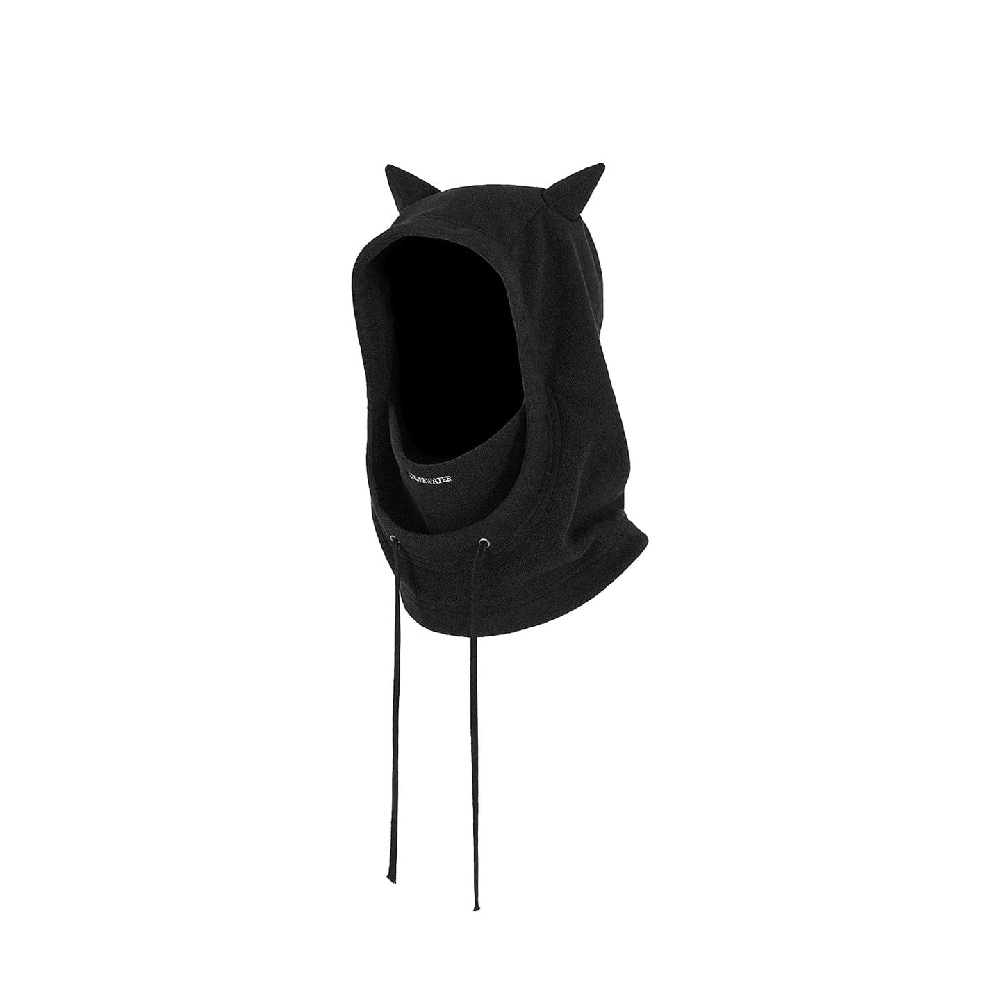 Underwater Demon Balaclava Hood - winter techwear - Striking Underwater Demon Balaclava Hood with Horns - View 10