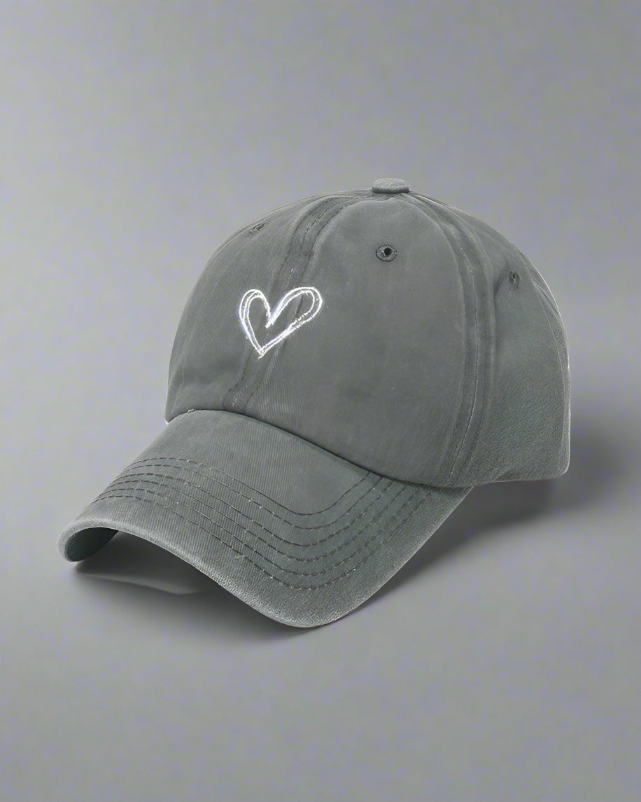 Unique Love Heart Cap -  breathable hat - Comfortable Love Heart Cap for Casual Style - View 3