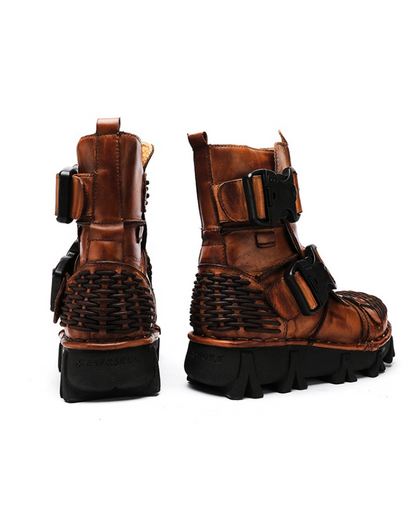 Unisex Buckle Techwear Motorcycle Boots -  combat boots - Unisex Buckle Techwear Motorcycle Boots for Adventurers - View 18