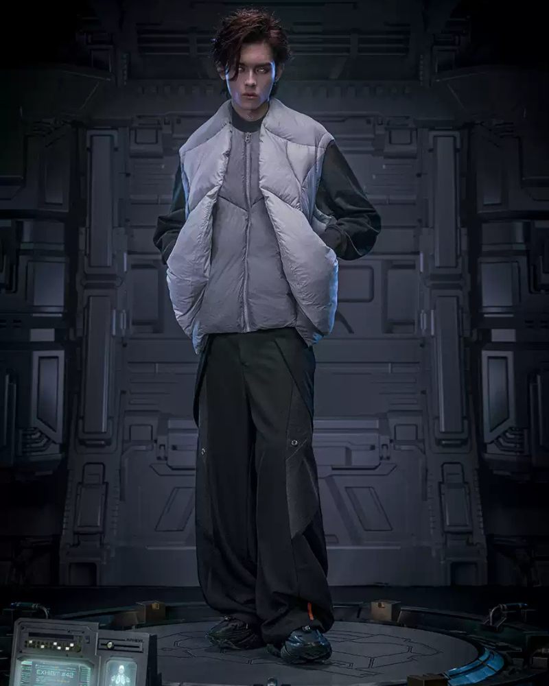 Unisex Cyberpunk Invisible Loose Pants - New Arrivals - Unisex Cyberpunk Invisible Loose Pants for Modern Style - View 3