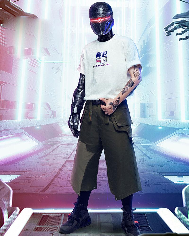 Unisex Cyberpunk Ninja Pants - cyberpunk pants - Stylish Unisex Cyberpunk Ninja Pants for Streetwear - View 9
