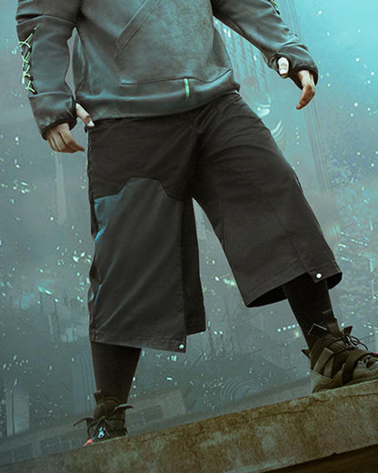 Unisex Cyberpunk Ninja Pants -  durable polyester pants - Stylish Unisex Cyberpunk Ninja Pants for Streetwear - View 11