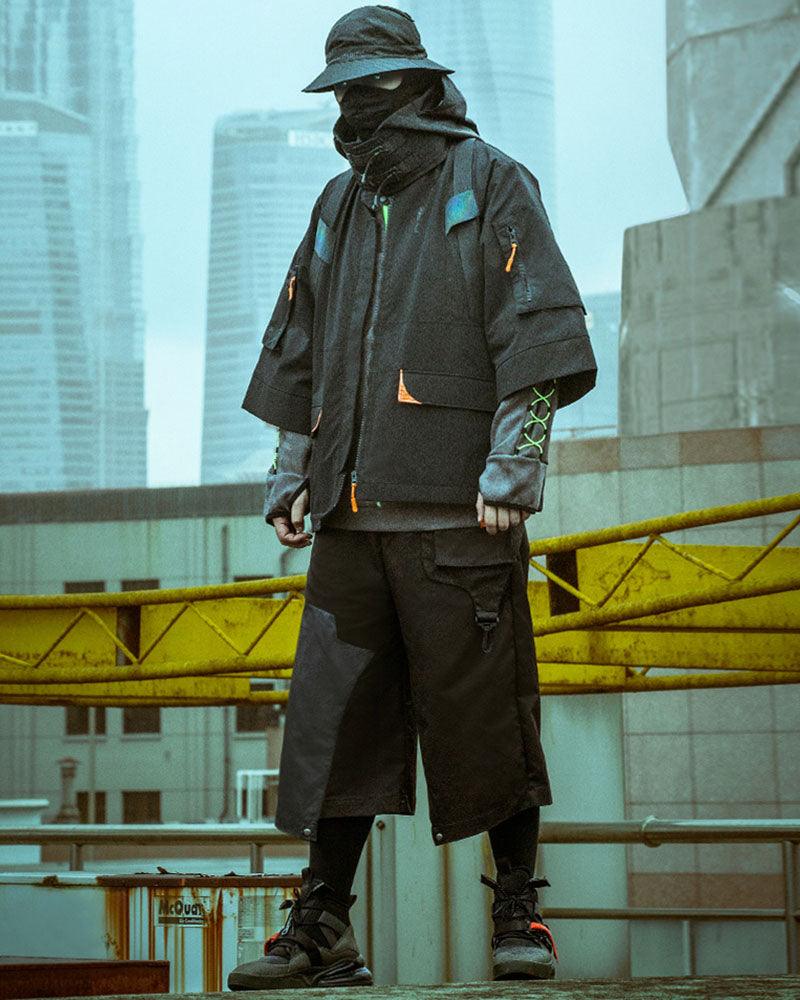 Unisex Cyberpunk Ninja Pants -  ninja pants - Stylish Unisex Cyberpunk Ninja Pants for Streetwear - View 4