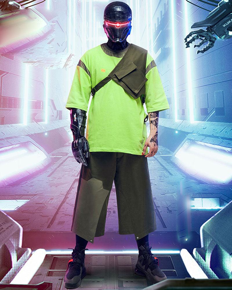 Unisex Cyberpunk Ninja Pants -  samurai socks - Stylish Unisex Cyberpunk Ninja Pants for Streetwear - View 13