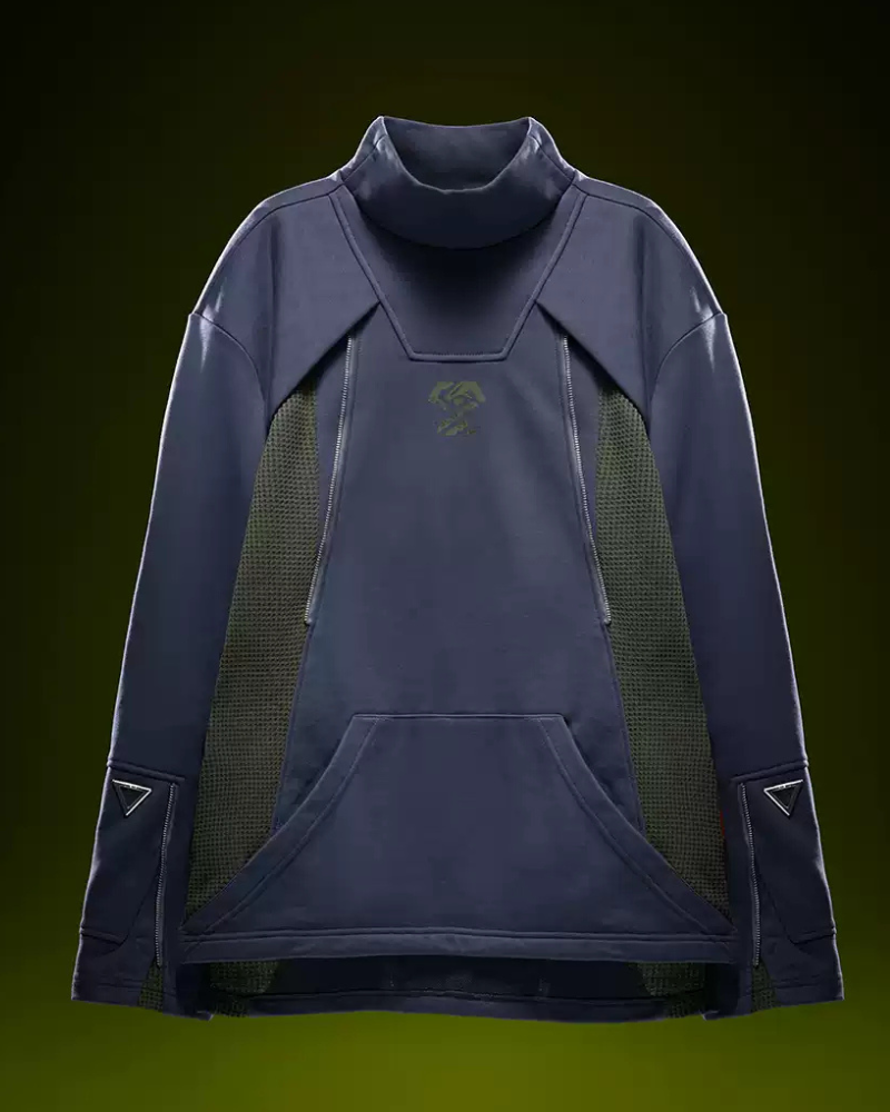 Unisex Cyberpunk Turtleneck Sweatshirt -  comfortable sweatshirt - Unisex Cyberpunk Turtleneck Sweatshirt for Modern Style - View 12