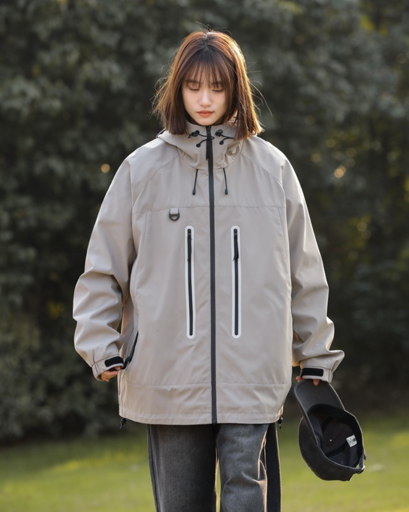 Unisex Reflective Hiking Jacket -  moisture-wicking jacket - Unisex Reflective Hiking Jacket for Outdoor Activities - View 14