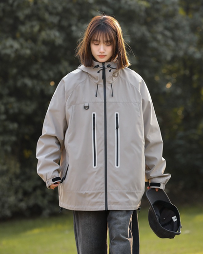 Unisex Reflective Hiking Jacket -  moisture-wicking jacket - Unisex Reflective Hiking Jacket for Outdoor Activities - View 14