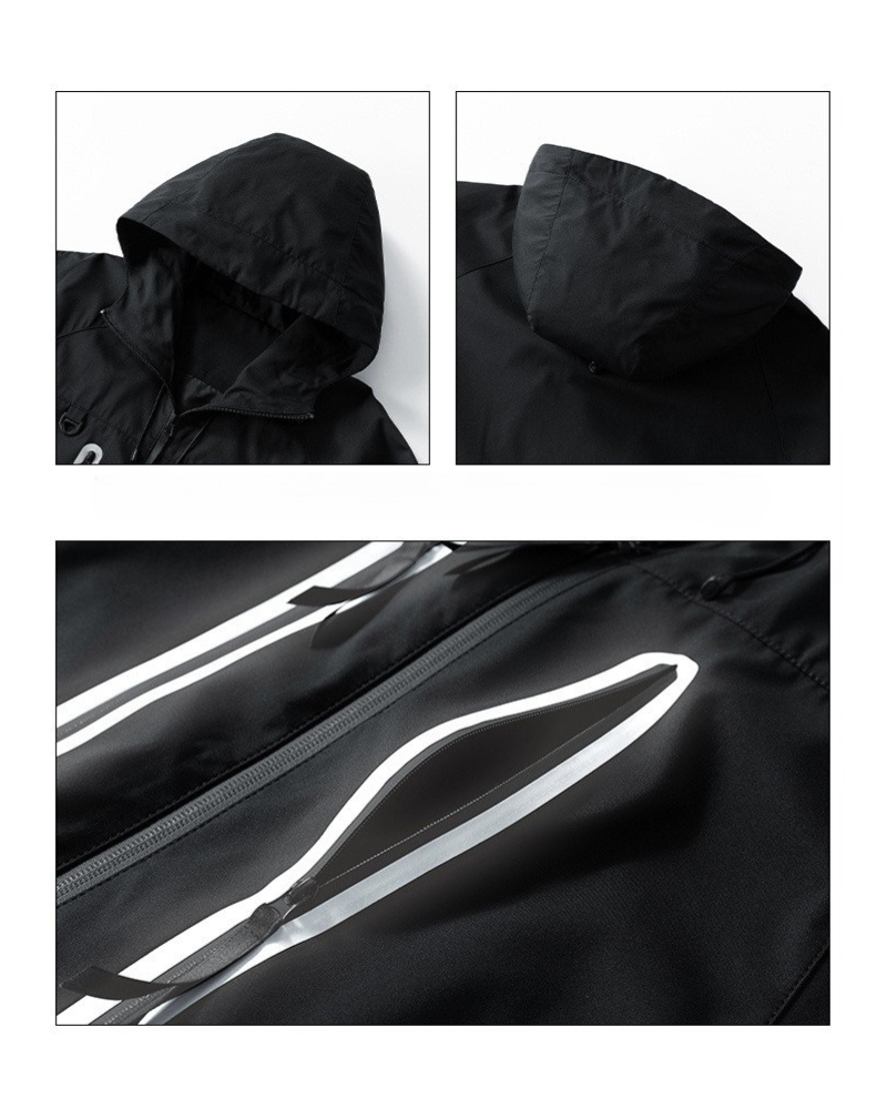 Unisex Reflective Hiking Jacket -  reflective jacket - Unisex Reflective Hiking Jacket for Outdoor Activities - View 16