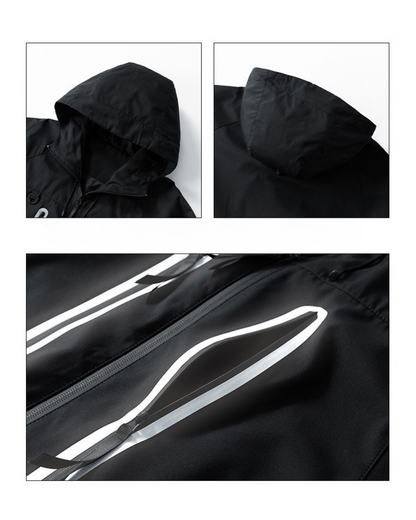 Unisex Reflective Hiking Jacket -  reflective jacket - Unisex Reflective Hiking Jacket for Outdoor Activities - View 16