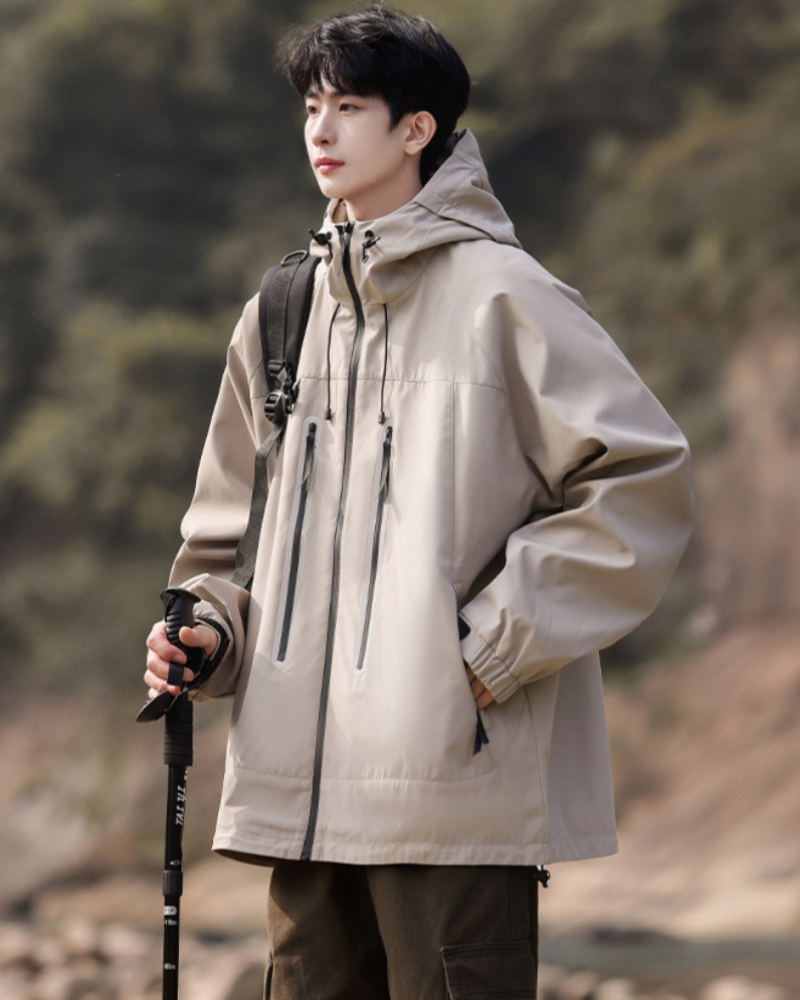 Unisex Reflective Hiking Jacket -  uv-resistant jacket - Unisex Reflective Hiking Jacket for Outdoor Activities - View 8