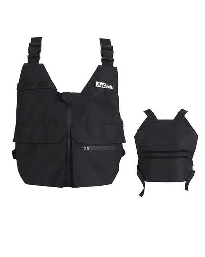 Unisex Snow Cargo Ski Vest -  ski vest - Unisex Snow Cargo Ski Vest with Adjustable Fit - View 6